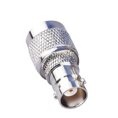 Imagem de Adaptador coaxial DHT Electronics RF TNC macho para BNC fêmea