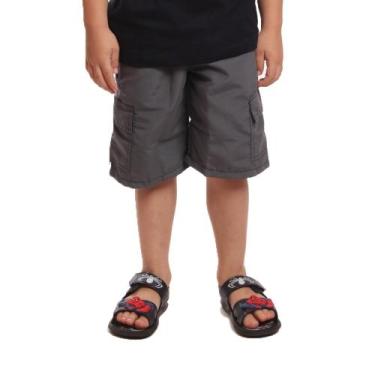 Imagem de Bermuda Tactel Infantil Ox Silver Estilo Short. - OX CONFECÇÕES, Cinza