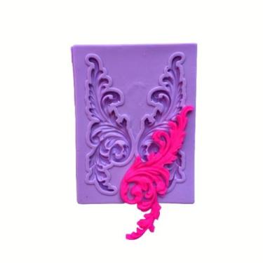 Imagem de Molde de silicone arabesco para decorar f698 - CM