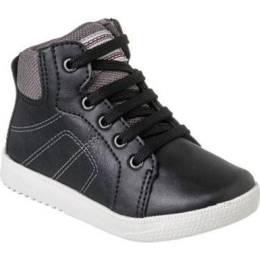 Imagem de Bota Coturno Infantil Masculina Menino 5322-003 - REDMAX, Preto, Menin