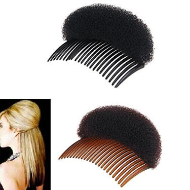 Imagem de Yueton Pacote com 2 acessórios de cabelo para fazer tranças e fazer pão, estilo cabeleireiro feminino
