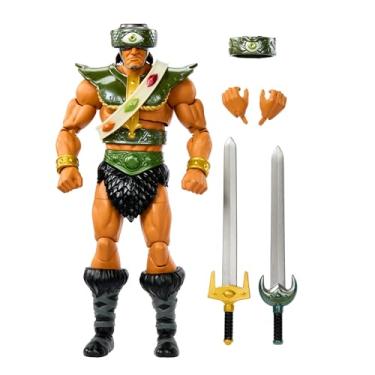 Imagem de Masters of the Universe: Revolution Masterverse Action Figure & Accessories, Tri-Klops Deluxe MOTU Collectible with 30 Articulations, 7-inch