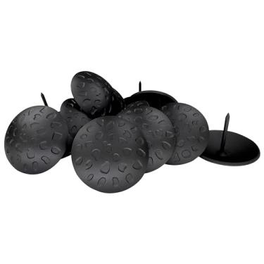 Imagem de Sidco Supply Pacote com 50 – Clavos de ferro de 3,8 cm – pregos decorativos – preto – tachas para estofamento – Clavos – Unhas rústicas decorativas antigas para madeira, tachas decorativas para porta,