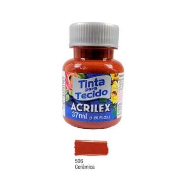 Imagem de Tinta Para Tecido 37ml Fosca - 506 Cerâmica Acrilex, Unico
