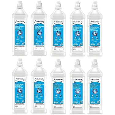 Imagem de Kit C/10 Soro Fisiológico ADV Farma 0,9% Bico Dosador - 500ml