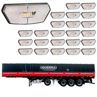 Imagem de 24 Lanterna Diamante Guerra LED Cristal Saída Fios - DW Componentes