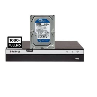 Imagem de Dvr Intelbras 4 Canais Mhdx 3104 Fullhd 1080p C/ Hd 160gb