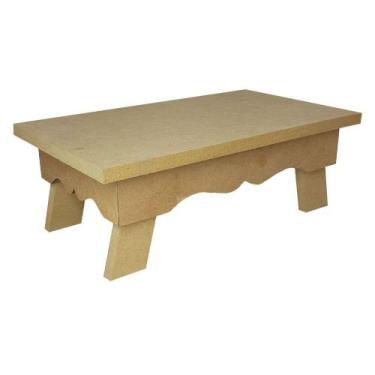 Imagem de Mini Mesa de Doce para Festa 24x14x8,5 Mdf Madeira  - ATACADÃO DO ARTE