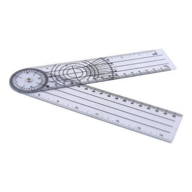 Imagem de Regua Tipo Goniometro Fisioterapia Articular Membros 35 Cm - BIC