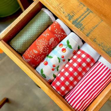Imagem de Kit 5 Panos de Prato Com Saquinho Presenteável  - Ceci Petit Home, Swe