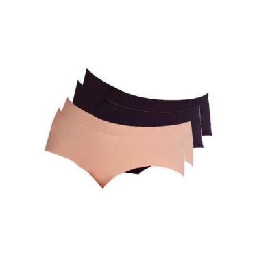 Imagem de Kit com 4 Calcinhas Caleçon Hope 30850 Colorido, Bege, G