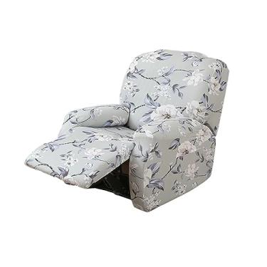 Imagem de Eco-Ancheng Capas Reclináveis 4 Peças Capas Reclináveis Lazyboy Capas para Sofá Reclinável Capa para Cadeira Reclinável Capas Reclináveis Antiderrapantes com Bolsos de Armazenament (1 Assento, P1)