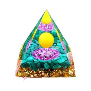 Imagem de Pirâmide de Orgonite Ametista - Reiki, Cura e Equilíbrio dos Chakras, 