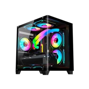 Imagem de PC GAMER ZYN RYZEN 7 5700X, B450M, 16GB RAM, NVME 1TB, NVIDIA RTX 4060 8GB, GABINETE 3 GANS RGB (PRETO)