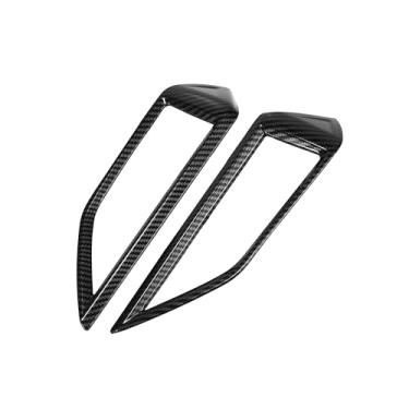 Imagem de A ABSOPRO 2 peças de fibra de carbono padrão painel painel painel ar condicionado acabamento interior acessórios para Subaru Crosstrek XV Impreza 2018-2021 item de substituição