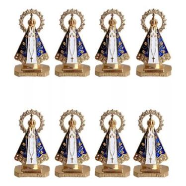Imagem de Kit 10 Imagem Nossa Senhora Aparecida Miniatura Para Mesa M1 - JW SHOP