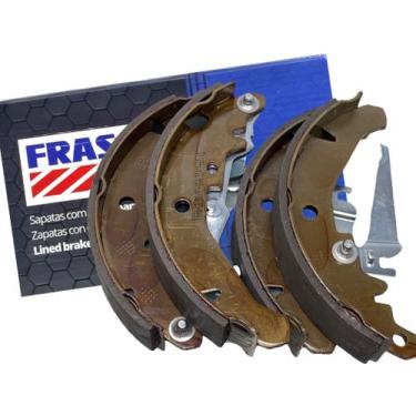 Imagem de Sapata freio palio siena uno mobi traseira com lona fras-le