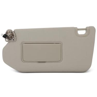 Imagem de SCITOO Viseira solar de carro Assbembly com espelho apto para 2013 para INFINITI para JX35,2014-2017 para INFINITI para QX60,2013-2018 para Nissan para Pathfinder Beigh com teto solar (lado esquerdo