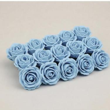 Imagem de Mini Rosas de EVA Rosinha  Raminhos com Flores Delicadas para Decoraçã