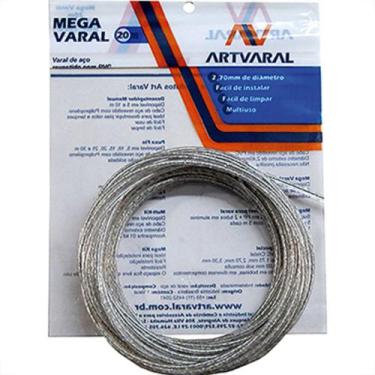 Imagem de Varal De Aco Mega 20Mt 2,7Mm - ART VARAL