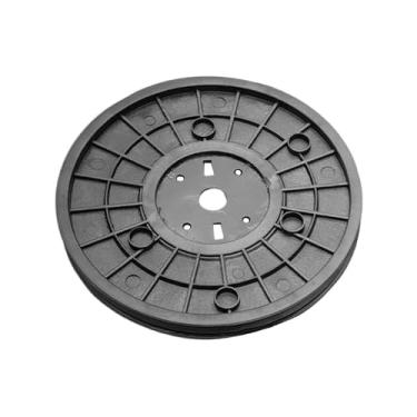 Imagem de Vaveren Bicicletas de exercício Drive Belt Disc, parte da bicicleta de fitness, reparo de equipamentos de fitness, roda de correia de bicicleta de ciclismo, Hole Redondo de 22