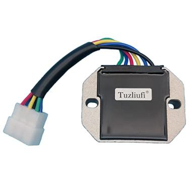 Imagem de Tuzliufi Reposição de Regulador de Tensão Retificador Kubota trator Grasshopper Gramado Cortador Cub Cadet Kokusan Denki Perkins Motor Yanmar RTV 500 185530 RS5101 1822D 718D 721D RP201-53710 19267-64600 Z254