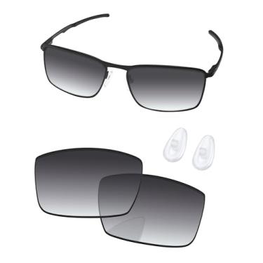 Imagem de PapaViva Lentes de reposição e almofadas de nariz para armação de óculos de sol Oakley Conductor 6 OO4106, Gradiente cinza, Conductor 6