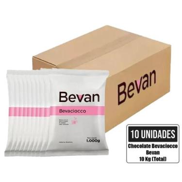 Imagem de Kit 10 Chocolate em Pó Solúvel Vending Bevaciocco Bevan 1 Kg