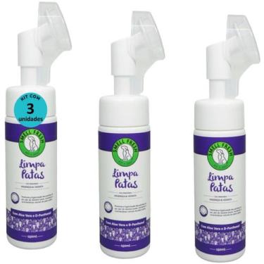 Imagem de Limpa patas 150ml higieniza e hidrata smell fresh kit com 3 - Vetsense