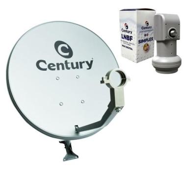 Imagem de Antena Parabólica Century 60cm Banda Ku Com Lnb Simples