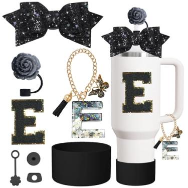 Imagem de Conjunto de acessórios de copo de 8 peças para copo Stanley Cup de 850 g 1,134 g com alça, incluindo tampa e bota de cobertura de palha de silicone, tampa à prova de derramamento, pingente de alça