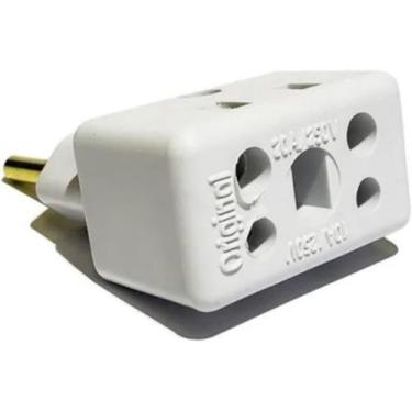 Imagem de Kit 10Adaptador Tomada Bob Love Plug Universal 10a 20a 250v