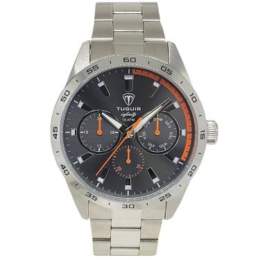 Imagem de Relógio MultiFunção Masculino Tuguir Analógico Infinity TGI37062 Prata e Preto