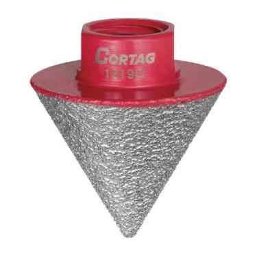 Imagem de Fresa Diamantada Cônica Reta M14 - 5 á 35mm (60210) - Cortag - 001036