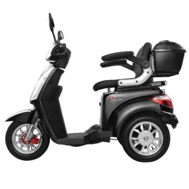 Imagem de Triciclo Elétrico Duos 1000W Lítio Farol Alarme Eko-10 PRO Preto - Não