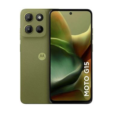 Imagem de Smartphone Motorola Moto G15 256GB 4GB RAM+8GB Ram Boost Verde