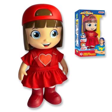 Imagem de Boneco Gi Aventureira Vermelha Turma dos Aventureiros Neto