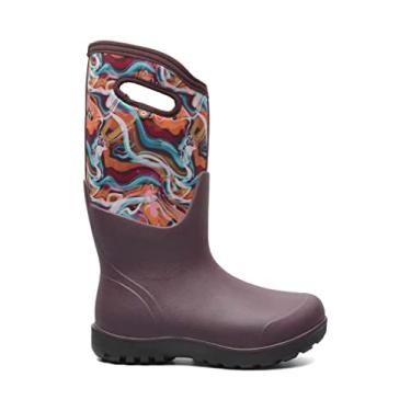 Imagem de BOGS Neo - Classic Tall Glossy Abstract Burgundy Multi 12 B (M)