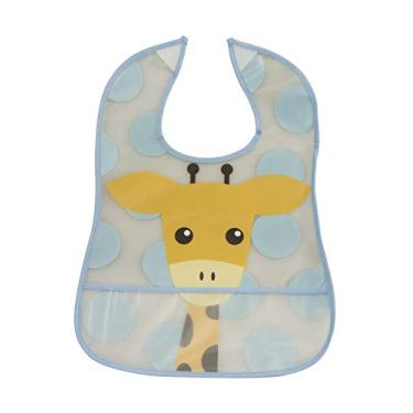 Imagem de Girotondo Baby Babadores Girafa -2 Unidades Azul Pacote De 2