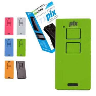 Imagem de Controle Portão Alarme Cerca Tx Pix 2 botões 433,92mhz Garen Ppa Rcg S