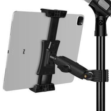 Imagem de Suporte para iPad Peastrex para suporte de microfone com braçadeira aj