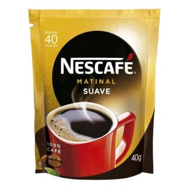 Imagem de Kit c/ 4 Cafe Suave Nescafe Matinal Sache 40g - Nescafé