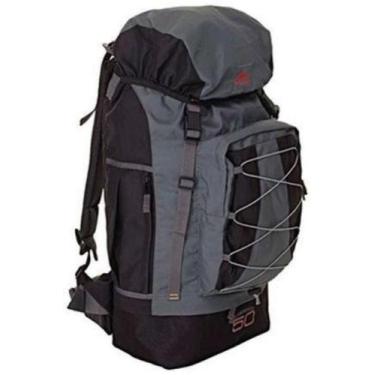 Imagem de Mochila Trilhas E Rumos 50 Lts Cinza Com Preto