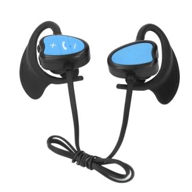 Imagem de Fones de Ouvido de Natação, Resistente à água IPX8, Memória de 32 GB, Design de Ouvido Aberto, Redução de Ruído, Fones de Ouvido Sem Fio para Mergulho, Corrida, Surf, Ioga, (Azul)