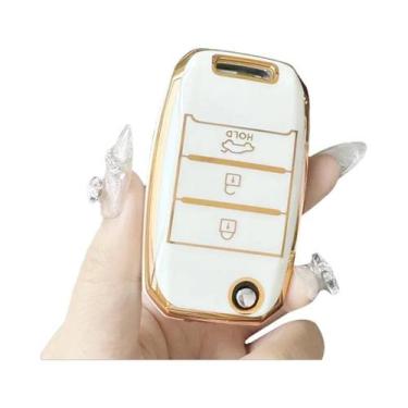 Imagem de Capa De Chave De Carro KIA Shell TPU Fob Para RIO 3 K2 K3 K4 K5 Sporta