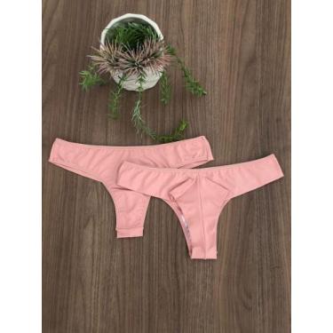 Imagem de Calcinha fio duplo. - Nobreza Real Lingerie, Rose, 44