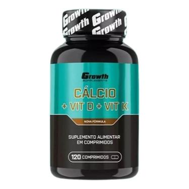 Imagem de Cálcio + Vitamina D + Vitamina K - 120 Comp - Growth Natural