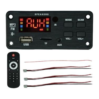 Imagem de Rádios Automotivos | Leitor Áudio Sem Perdas,Leitor de Música Sem Perdas 2X25W com Controlo Remoto para Carro e Viagens