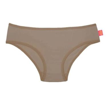 Imagem de Calcinha Infantil Juvenil Sanny Básica Resistente Microfibra, Chocolat