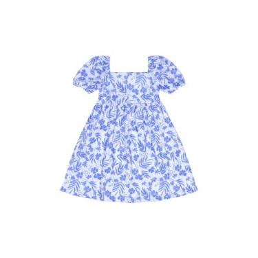 Imagem de Vestido Infantil em Malha Laise Guloseima, Azul, 2